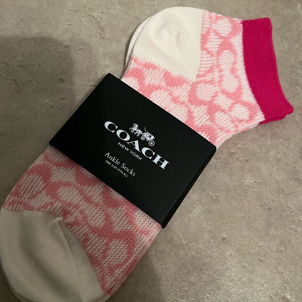 Coach Ankle Socks - One size - Pink